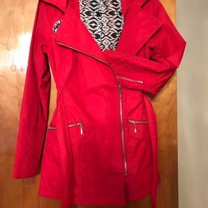 Beautiful Red Raincoat. Excellent condition.